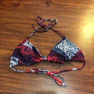 Paisley Bandana Pattern Bikini Top